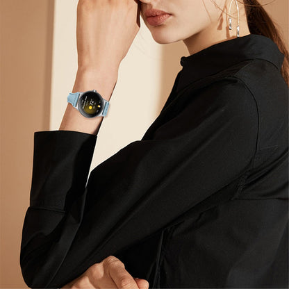 Rigtigt kønt Google Pixel Watch Ægte læder Rem - Blå#serie_12