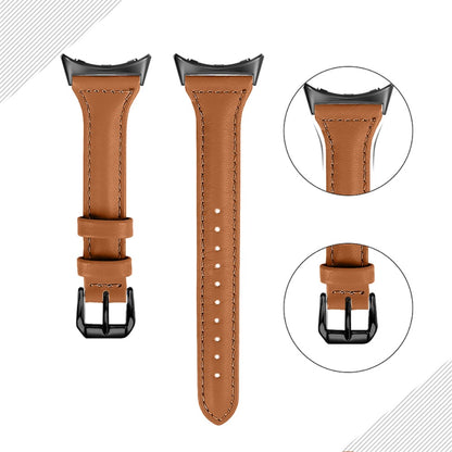 Meget fantastisk Google Pixel Watch Ægte læder Rem - Brun#serie_15