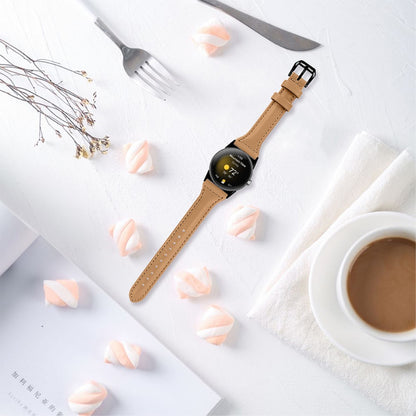 Meget fantastisk Google Pixel Watch Ægte læder Rem - Brun#serie_5