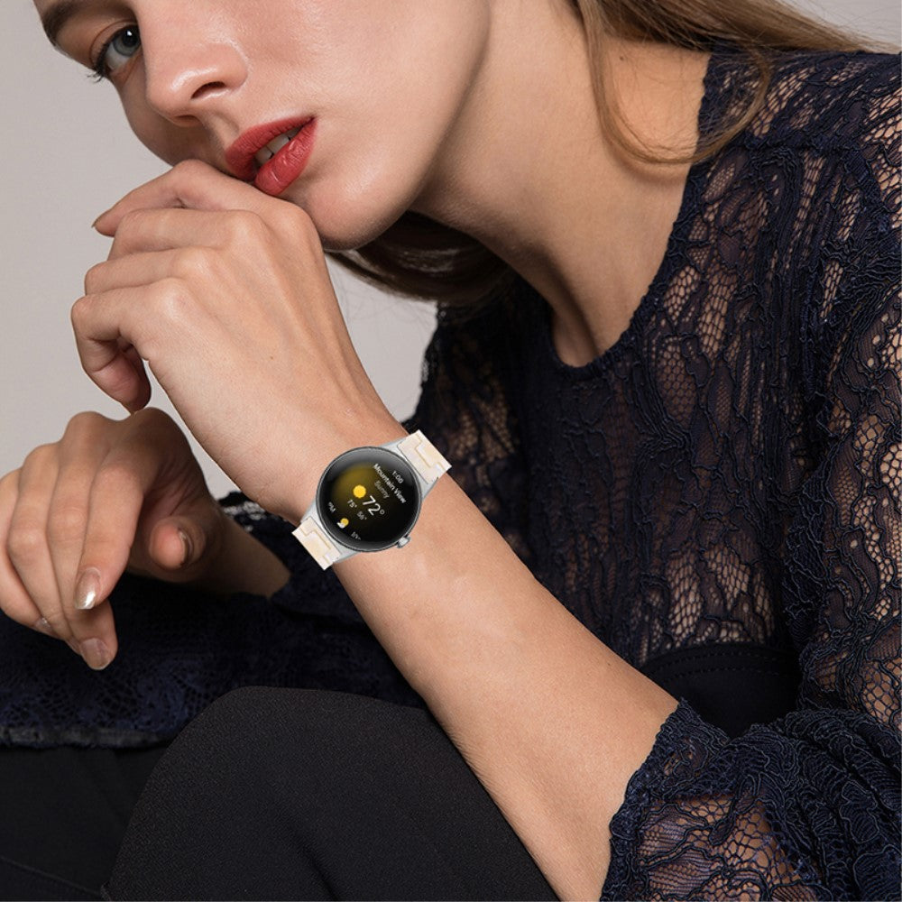 Mega skøn Google Pixel Watch Plastik Rem - Hvid#serie_7