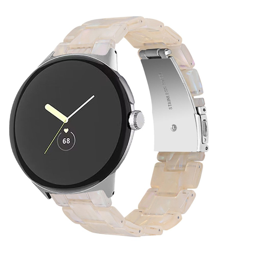 Mega skøn Google Pixel Watch Plastik Rem - Hvid#serie_8
