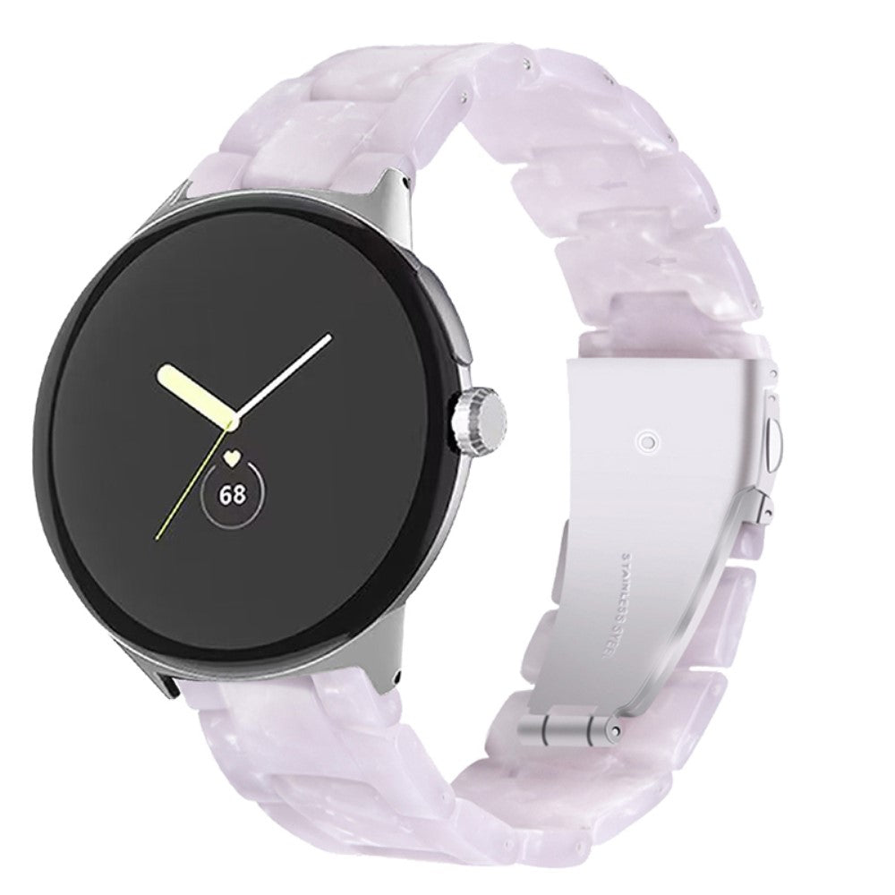 Meget nydelig Google Pixel Watch Plastik Rem - Hvid#serie_13
