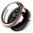 Schützend Google Pixel Watch Hülle mit Displayschutz in Plastik und Gehärtetes Glas