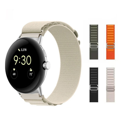 Vildt kønt Google Pixel Watch Nylon Rem - Orange#serie_3
