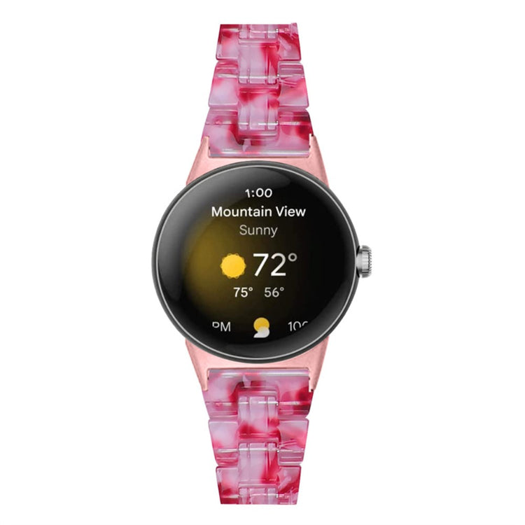 Vildt rart Google Pixel Watch Plastik Rem - Rød#serie_13