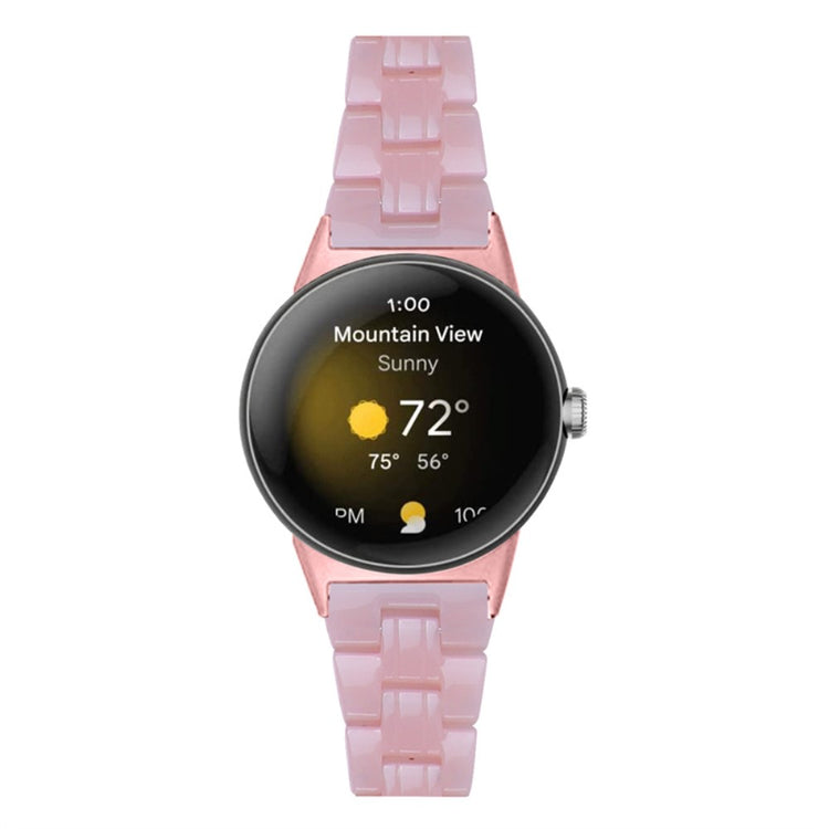 Vildt rart Google Pixel Watch Plastik Rem - Pink#serie_6