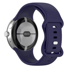 Super pænt Google Pixel Watch Silikone Rem - Blå#serie_10