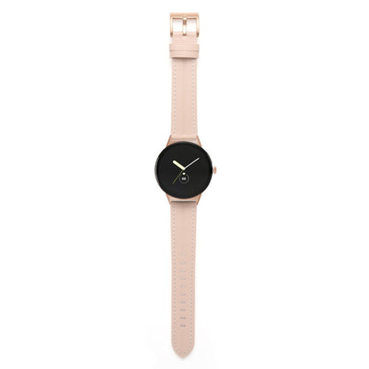 Helt vildt rart Google Pixel Watch Ægte læder Rem - Pink#serie_5