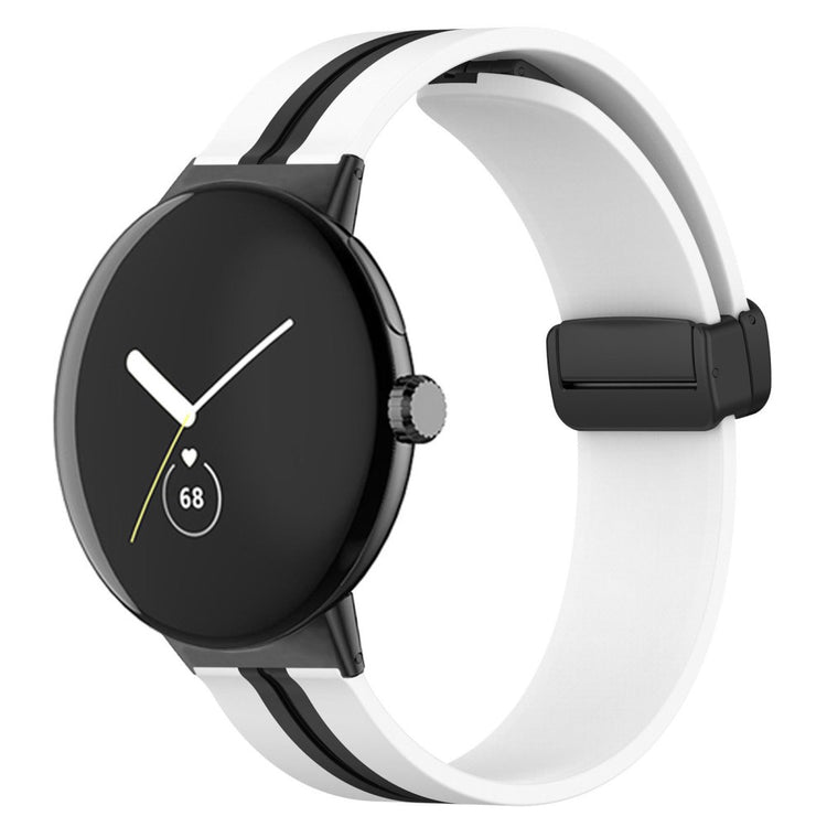 Super skøn Google Pixel Watch Silikone Rem - Hvid#serie_2