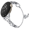 Super Cool Google Pixel Watch Metallo E Strass Cinturino