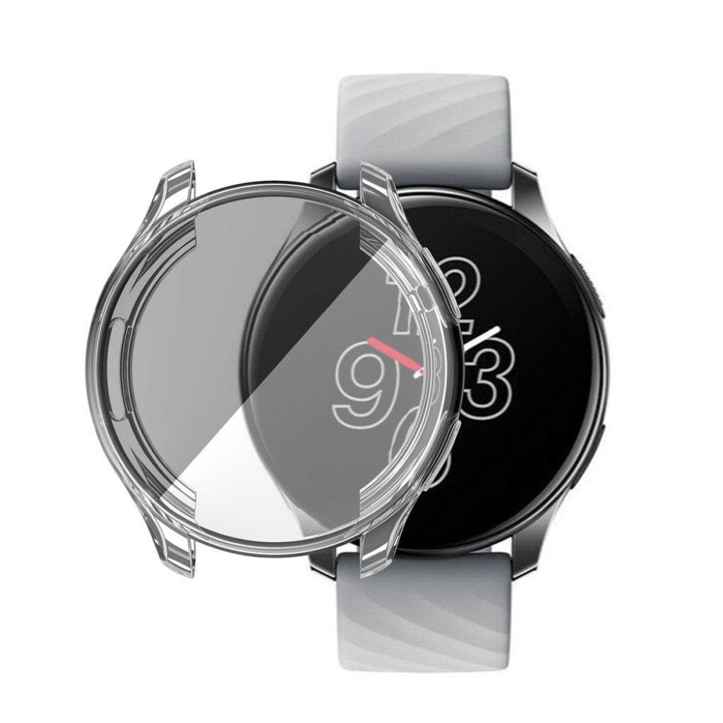Rigtigt Fint OnePlus Watch Silikone Cover - Gennemsigtig#serie_1