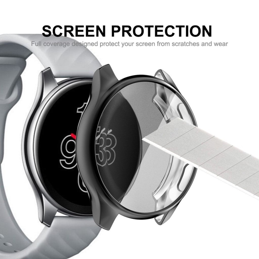 Rigtigt Fint OnePlus Watch Silikone Cover - Sort#serie_2