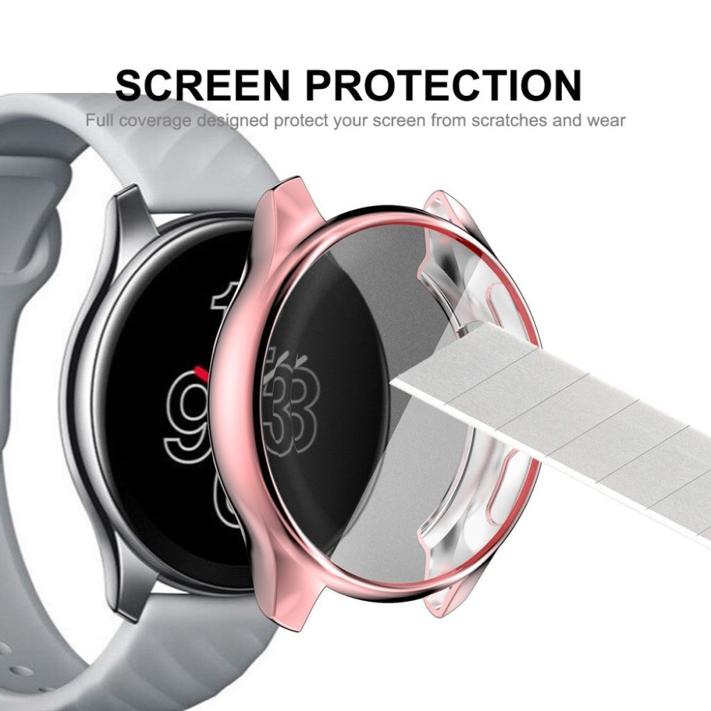 Rigtigt Fint OnePlus Watch Silikone Cover - Pink#serie_3