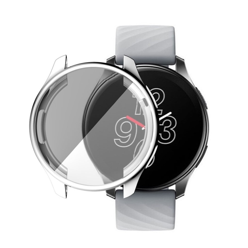 Rigtigt Fint OnePlus Watch Silikone Cover - Sølv#serie_5