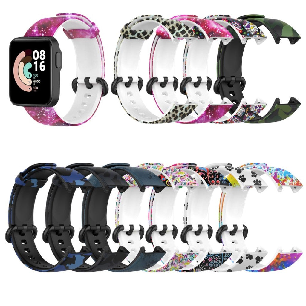 Sejt Xiaomi Mi Watch Lite / Xiaomi Redmi Watch Silikone Rem - Flerfarvet#serie_4