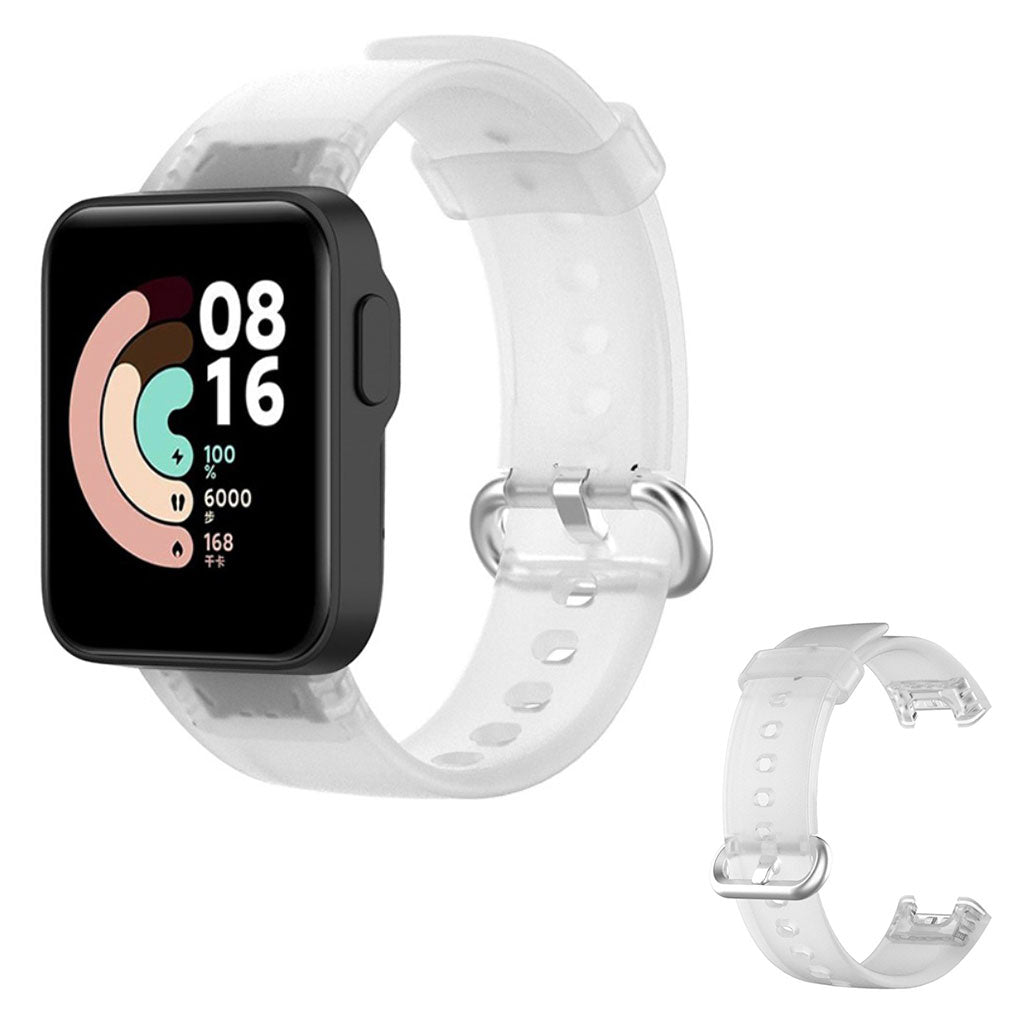 Flot Xiaomi Mi Watch Lite / Xiaomi Redmi Watch Silikone Rem - Hvid#serie_1