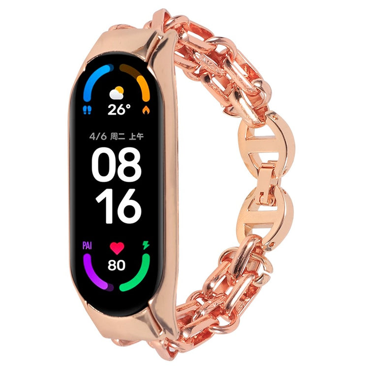 Elegant Xiaomi Mi Smart Band 6 / Xiaomi Mi Band 5 Metal Rem - Pink#serie_4