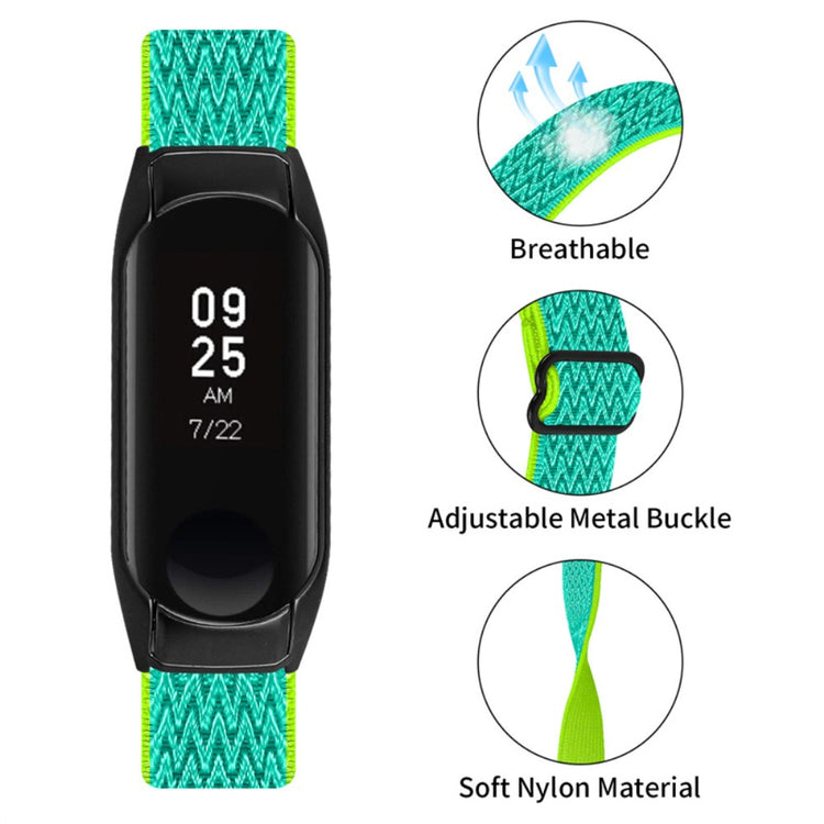 Godt Xiaomi Mi Smart Band 6 / Xiaomi Mi Band 5 Stof Urrem - Grøn#serie_15