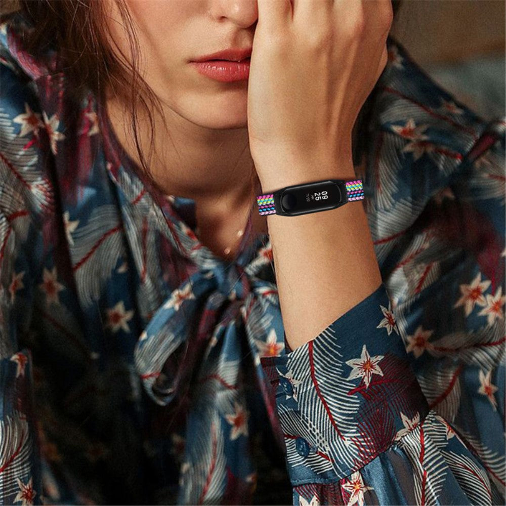 Godt Xiaomi Mi Smart Band 6 / Xiaomi Mi Band 5 Stof Urrem - Flerfarvet#serie_8