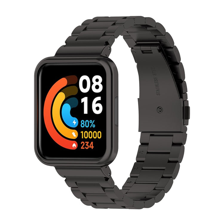 Mega fantastisk Xiaomi Redmi Watch 2 Lite Metal Rem - Sort#serie_9