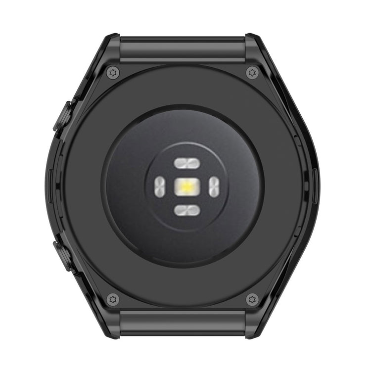 Godt Xiaomi Watch S1 Cover med Skærmbeskytter i Plastik og Hærdet Glas - Sort#serie_1