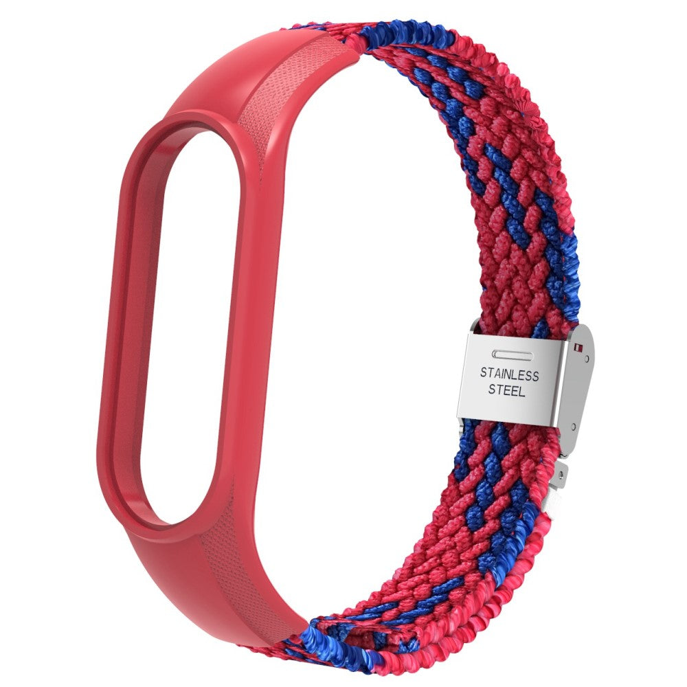 Glimrende Xiaomi Mi Band 7 Nylon Rem - Rød#serie_4