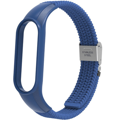 Glimrende Xiaomi Mi Band 7 Nylon Rem - Blå#serie_5