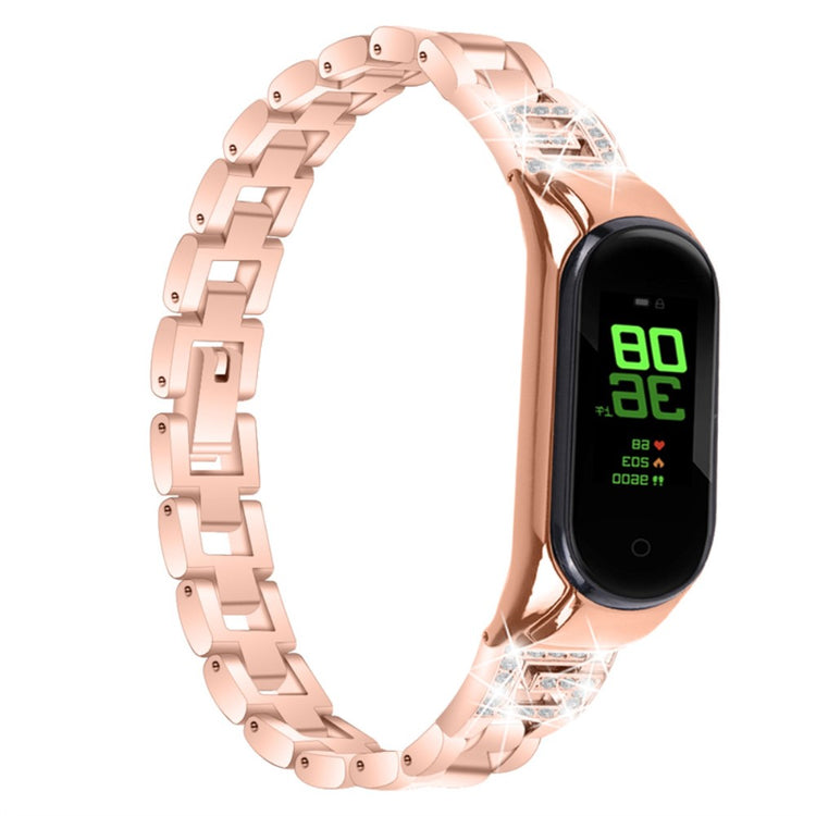 Rigtigt godt Xiaomi Mi Band 7 Metal Urrem - Pink#serie_2