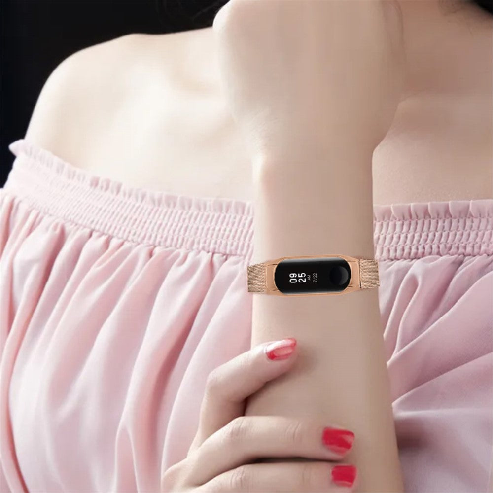 Super skøn Xiaomi Mi Band 7 Metal Urrem - Pink#serie_2