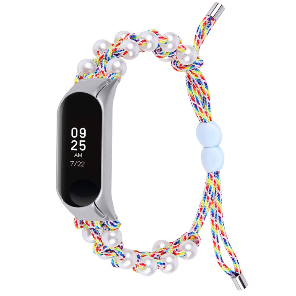 Mega holdbart Xiaomi Mi Band 7 Nylon Rem - Flerfarvet#serie_1