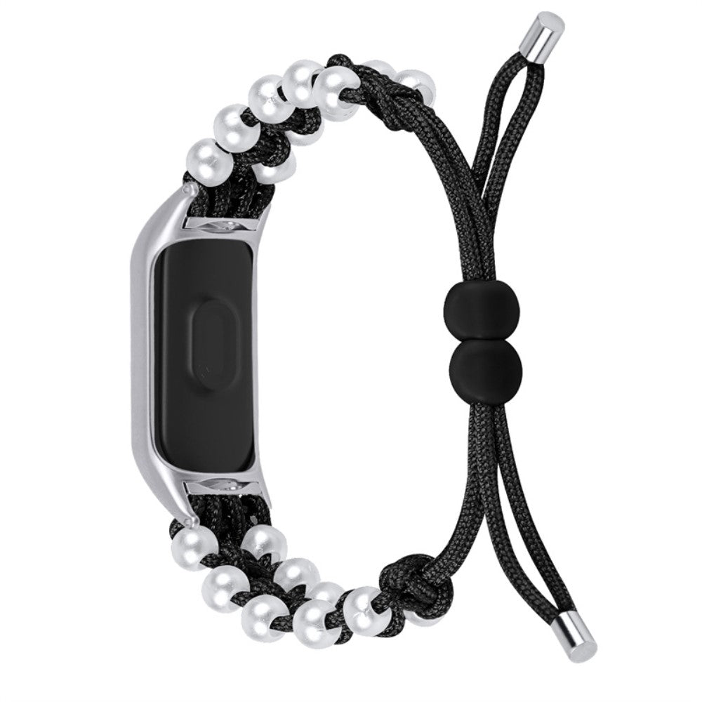 Super skøn Xiaomi Mi Band 7 Stof Urrem - Sort#serie_3