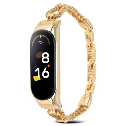 Meget flot Xiaomi Mi Band 7 Metal Urrem - Guld#serie_4