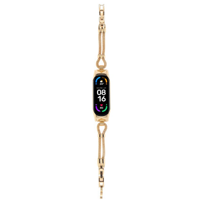 Meget flot Xiaomi Mi Band 7 Metal Urrem - Guld#serie_4