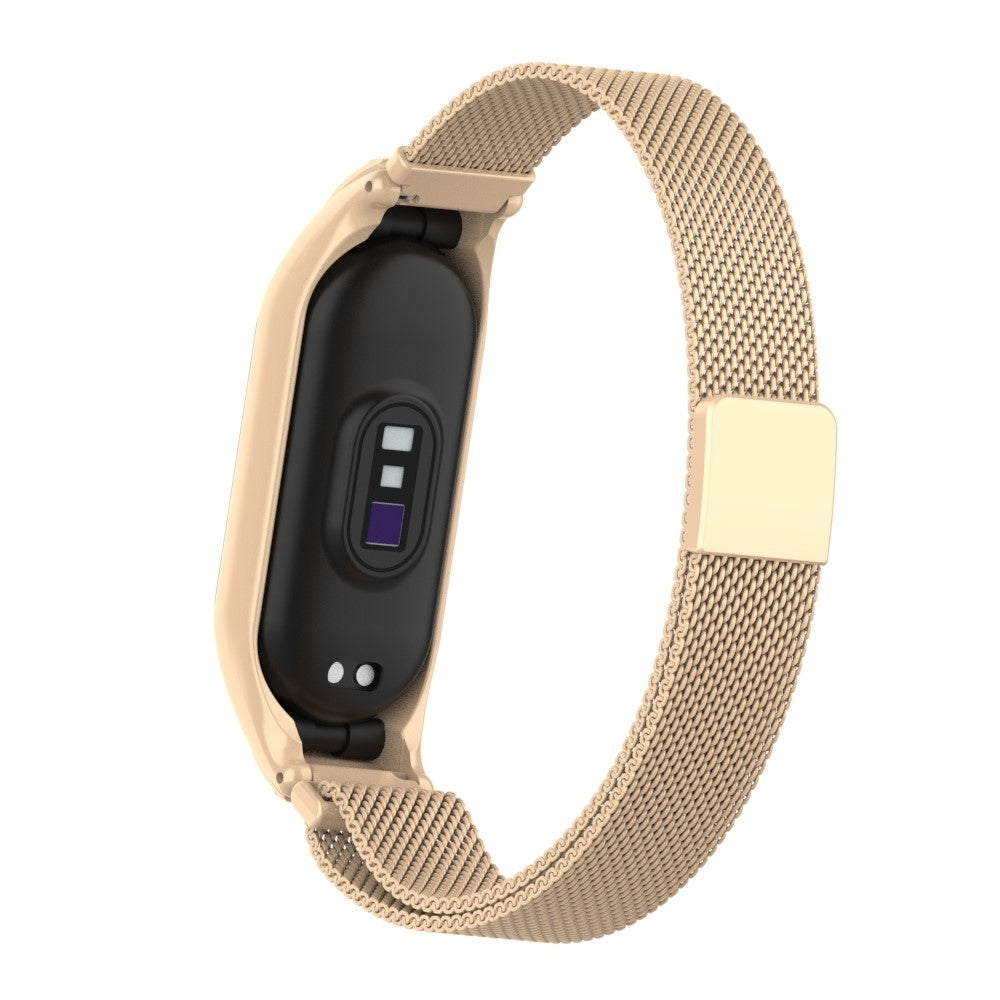 Mega holdbart Xiaomi Mi Band 7 Metal Rem - Guld#serie_12