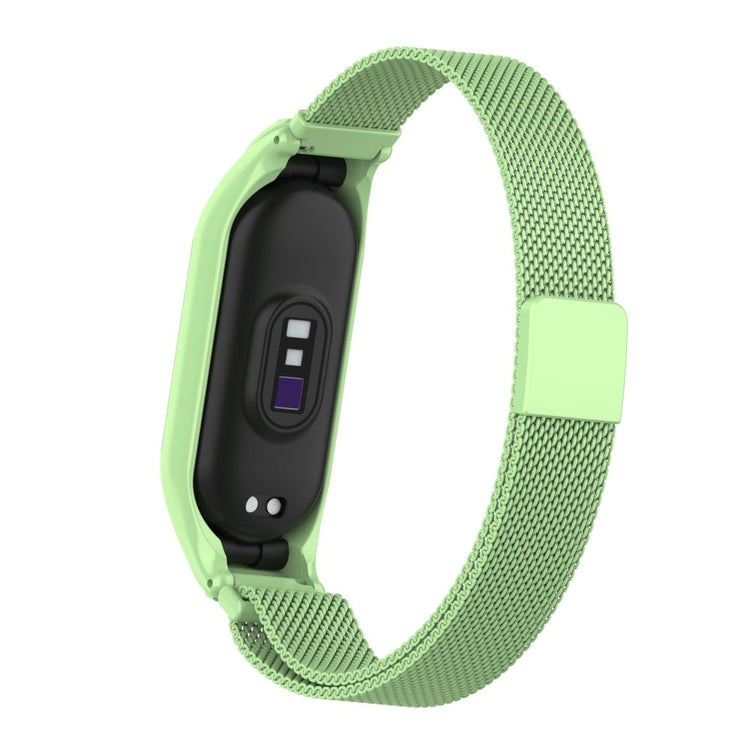 Mega holdbart Xiaomi Mi Band 7 Metal Rem - Grøn#serie_14