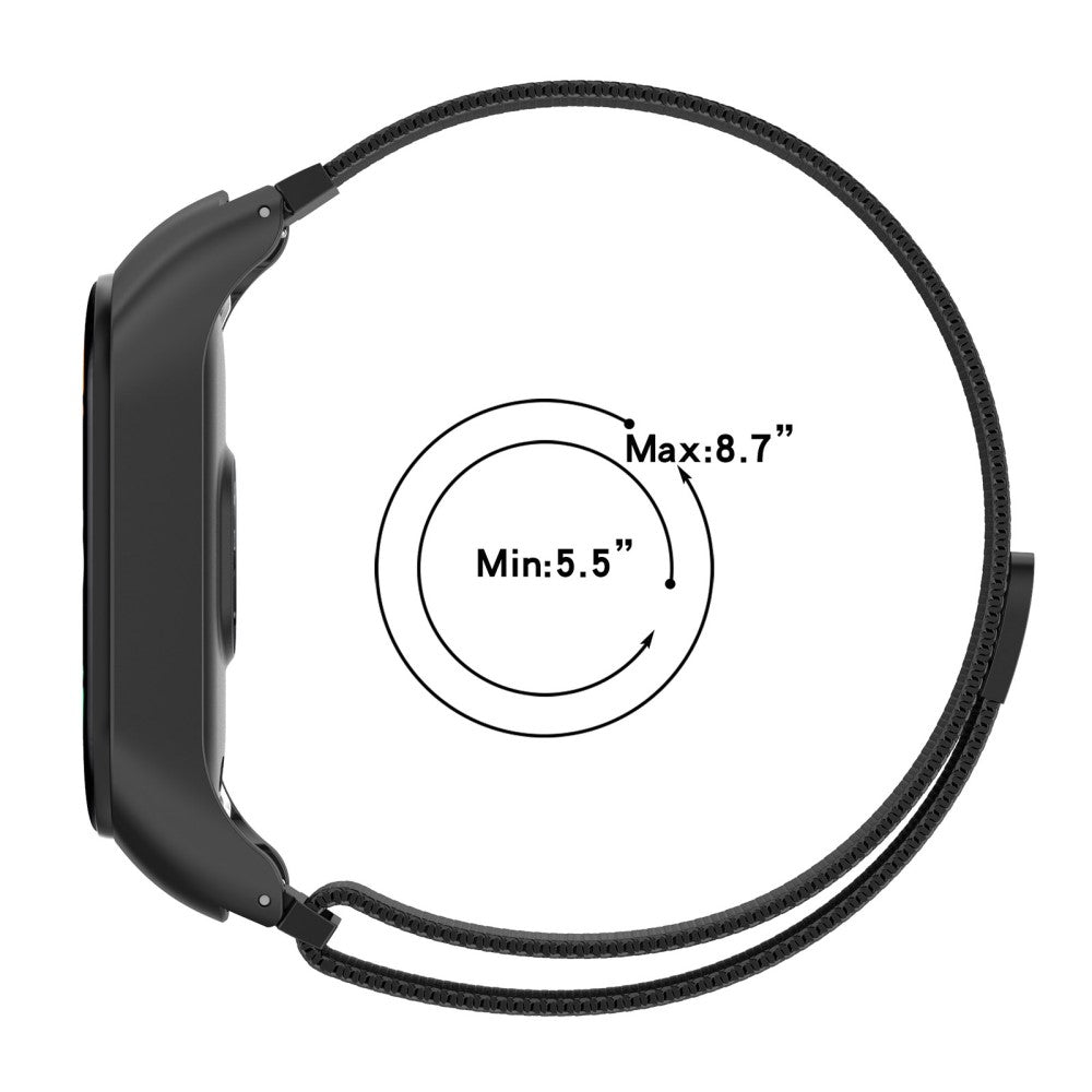 Meget fint Xiaomi Mi Band 7 Metal Rem - Guld#serie_035