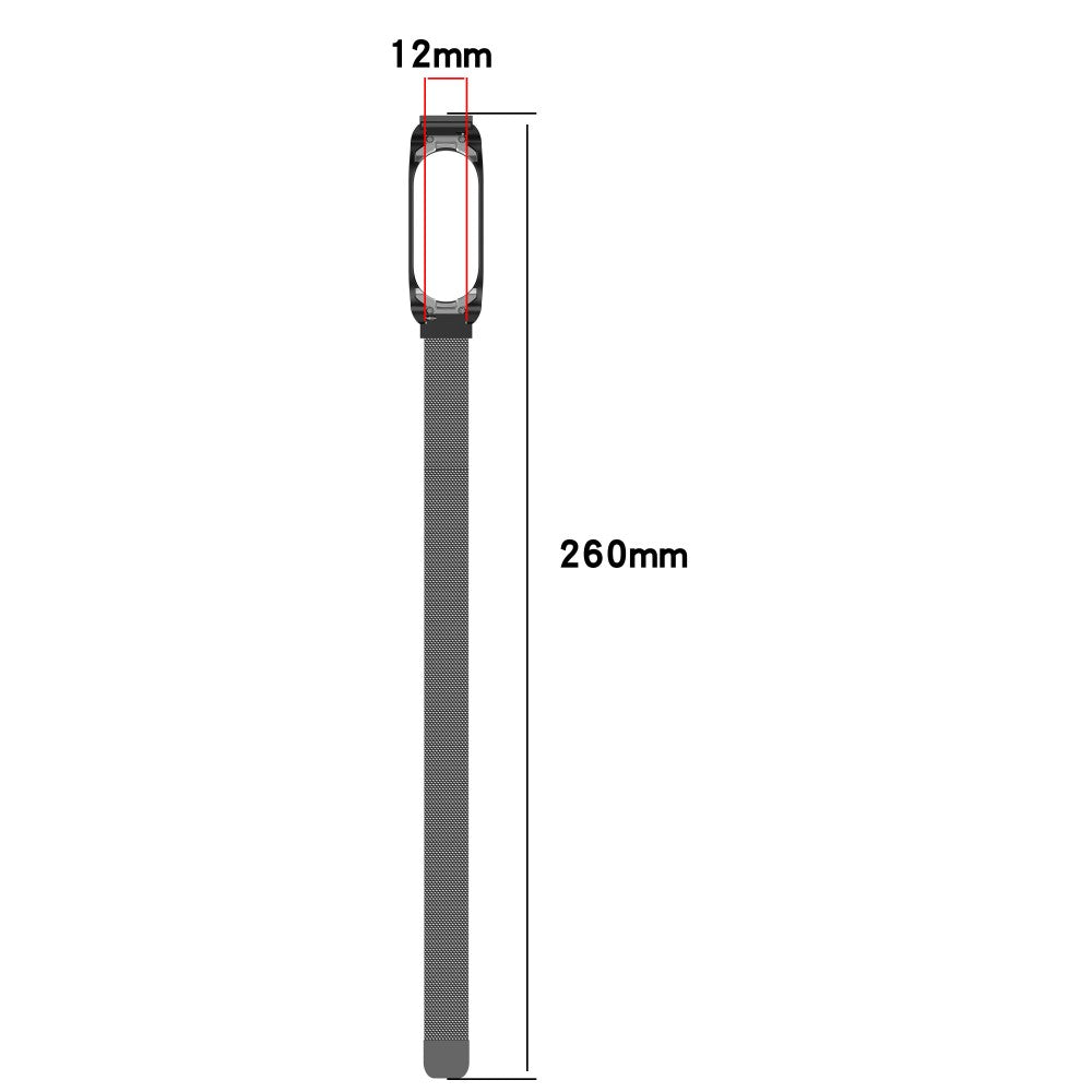 Meget fint Xiaomi Mi Band 7 Metal Rem - Guld#serie_035