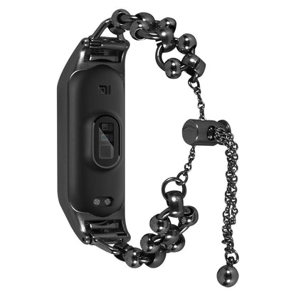 Super elegant Xiaomi Mi Band 7 Metal Rem - Sort#serie_1