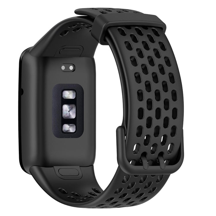 Meget kønt Xiaomi Mi Band 7 Pro Silikone Urrem - Sort#serie_1