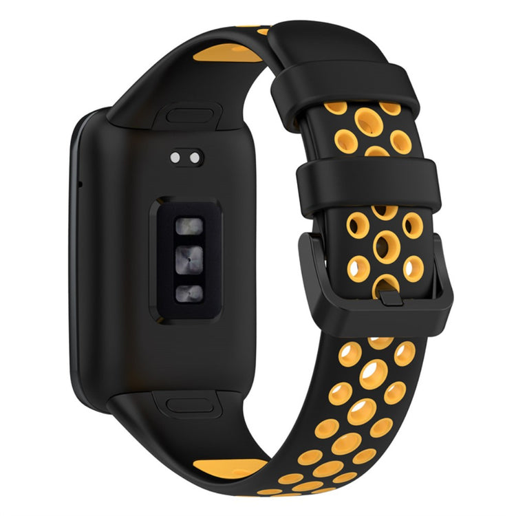 Helt vildt nydelig Xiaomi Mi Band 7 Pro Silikone Urrem - Gul#serie_4