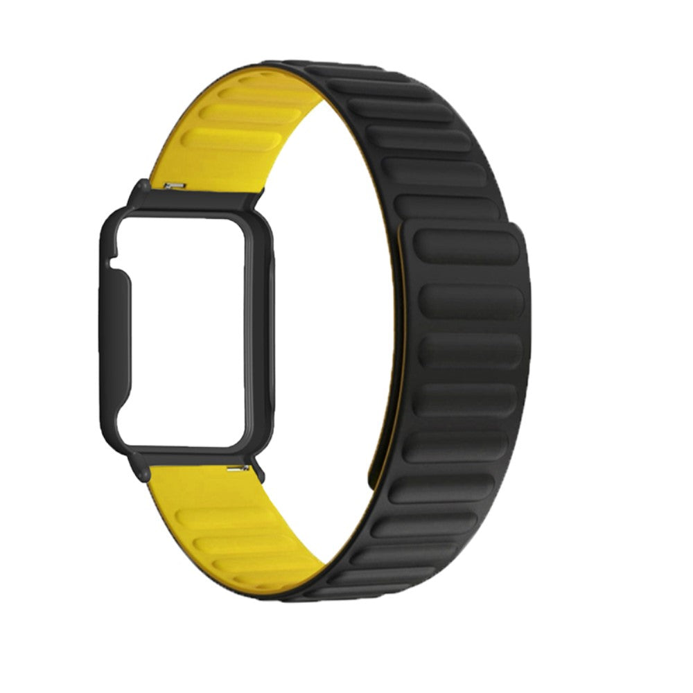 Helt vildt fantastisk Xiaomi Mi Band 7 Pro Silikone Rem - Sort#serie_2