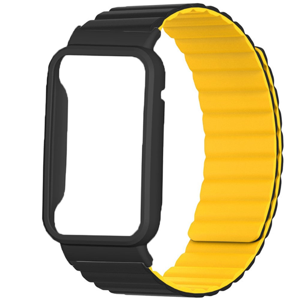 Super fint Xiaomi Mi Band 7 Pro Silikone Rem - Sort#serie_2