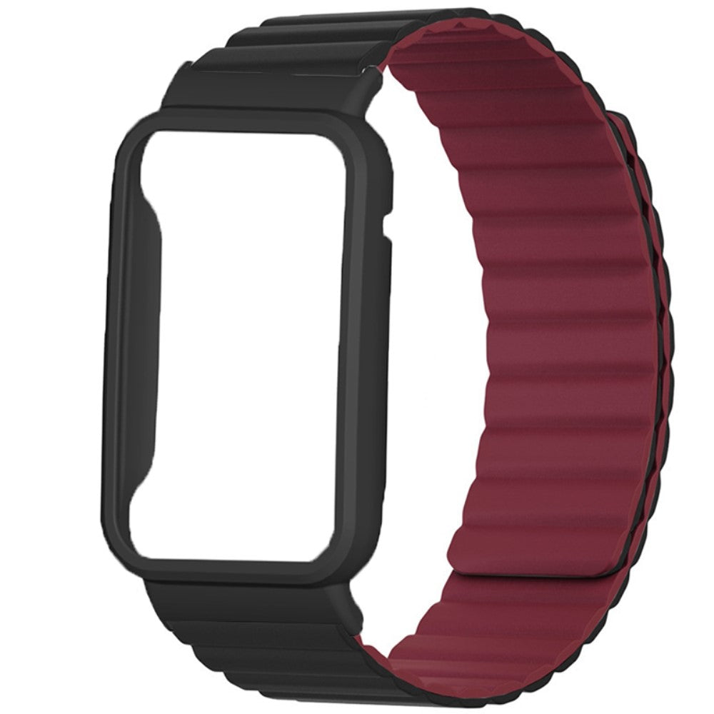 Super fint Xiaomi Mi Band 7 Pro Silikone Rem - Sort#serie_3