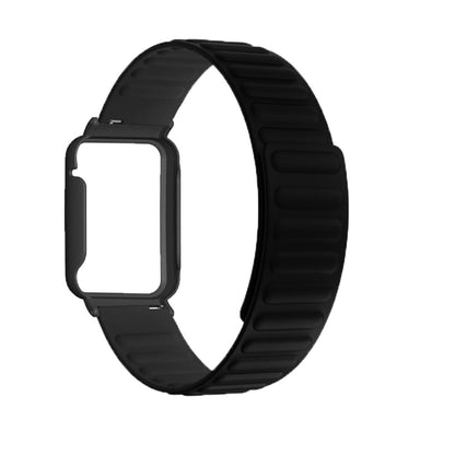 Helt vildt fantastisk Xiaomi Mi Band 7 Pro Silikone Rem - Sort#serie_4
