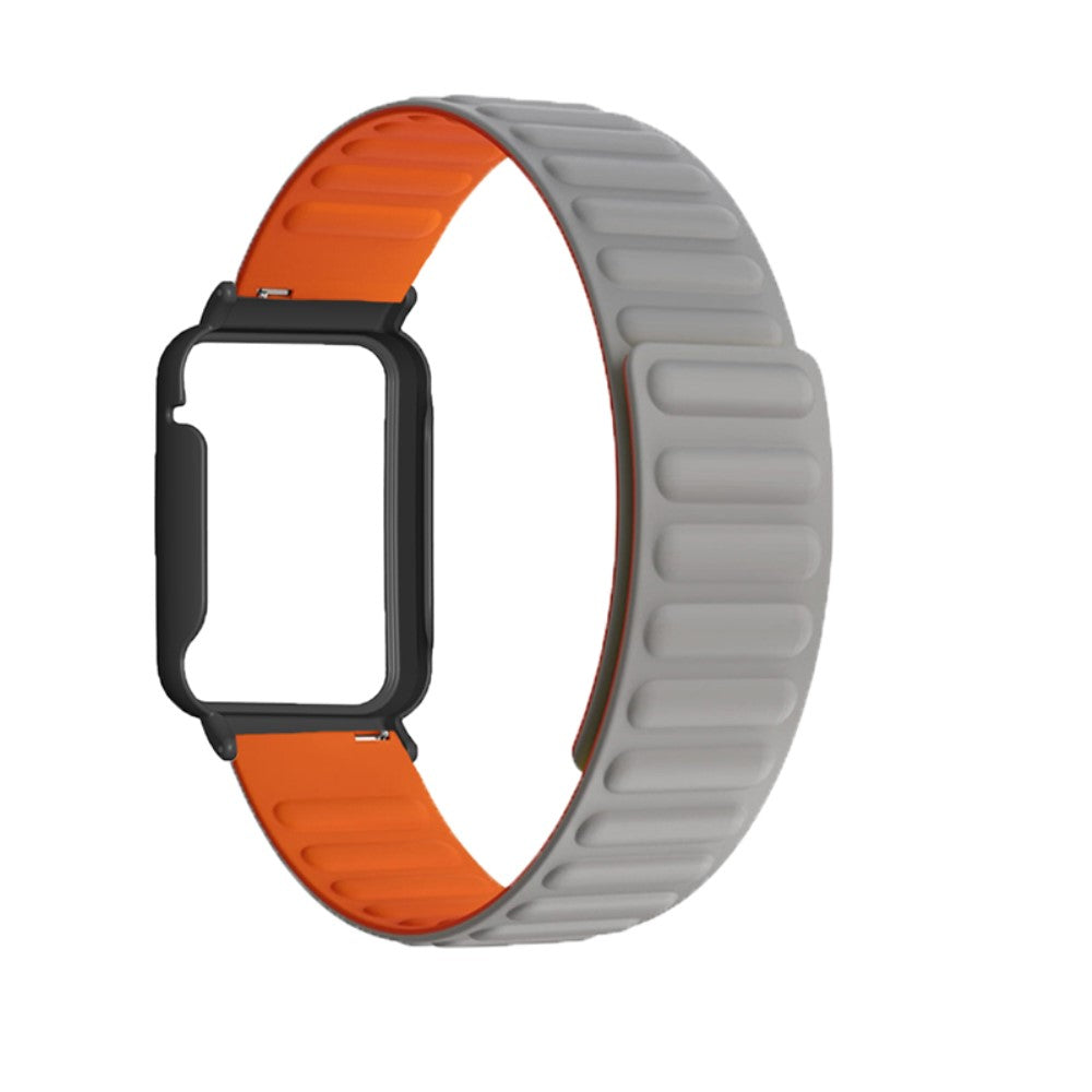 Helt vildt fantastisk Xiaomi Mi Band 7 Pro Silikone Rem - Sølv#serie_5