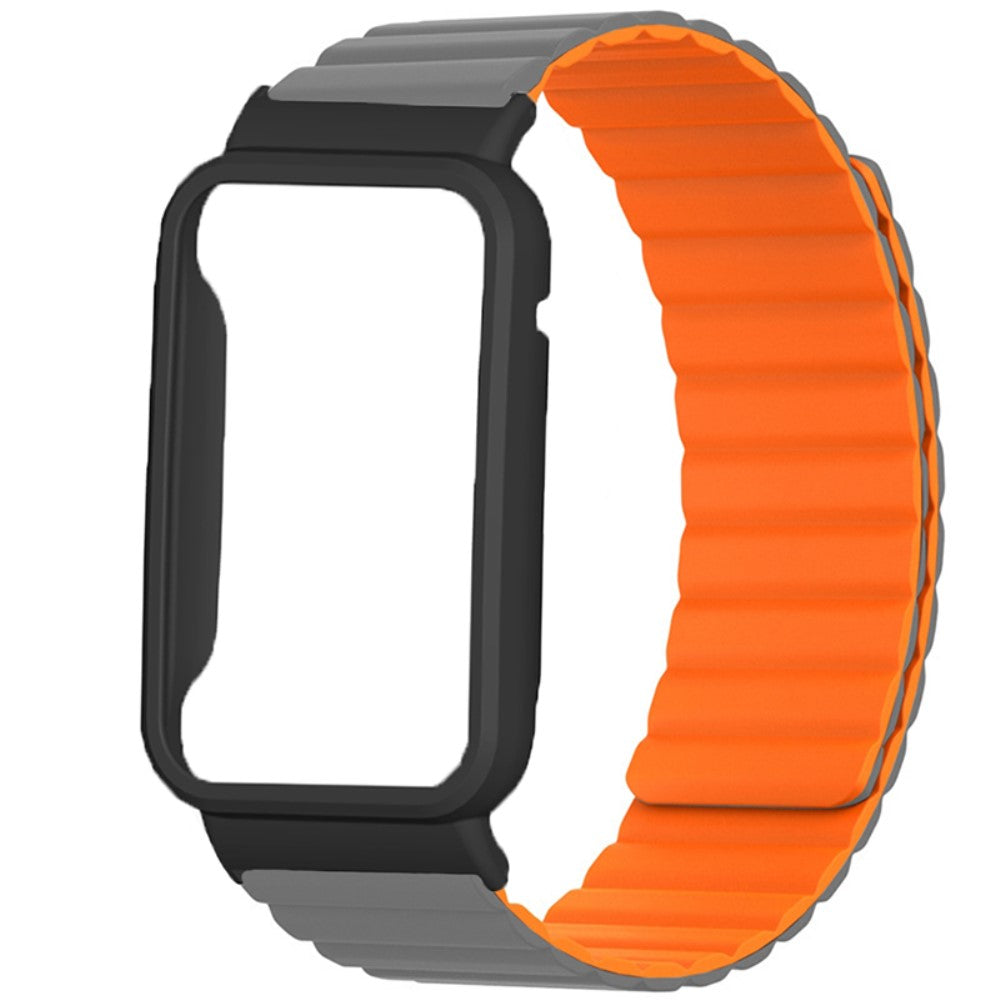 Super fint Xiaomi Mi Band 7 Pro Silikone Rem - Sølv#serie_5