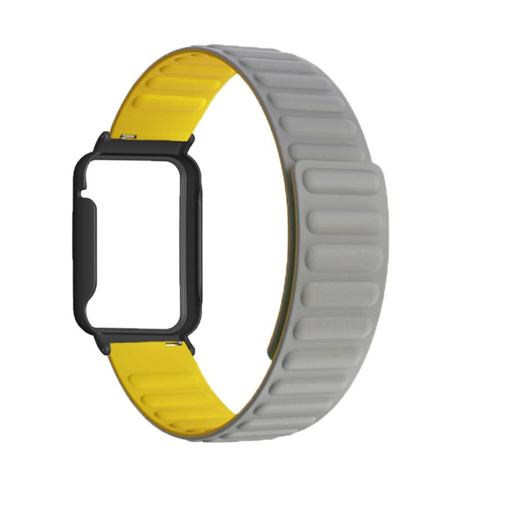 Helt vildt fantastisk Xiaomi Mi Band 7 Pro Silikone Rem - Sølv#serie_6