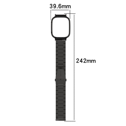 Metal Universal Rem passer til Xiaomi Redmi Watch 3 / Xiaomi Mi Watch Lite 3 - Sort#serie_1