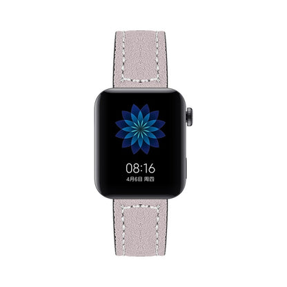 Mega slidstærk Xiaomi Mi Watch Ægte læder Rem - Lilla#serie_5