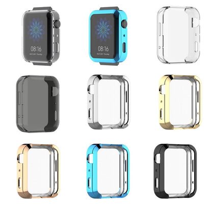 Rigtigt kønt Xiaomi Mi Watch Silikone Rem - Sort#serie_1